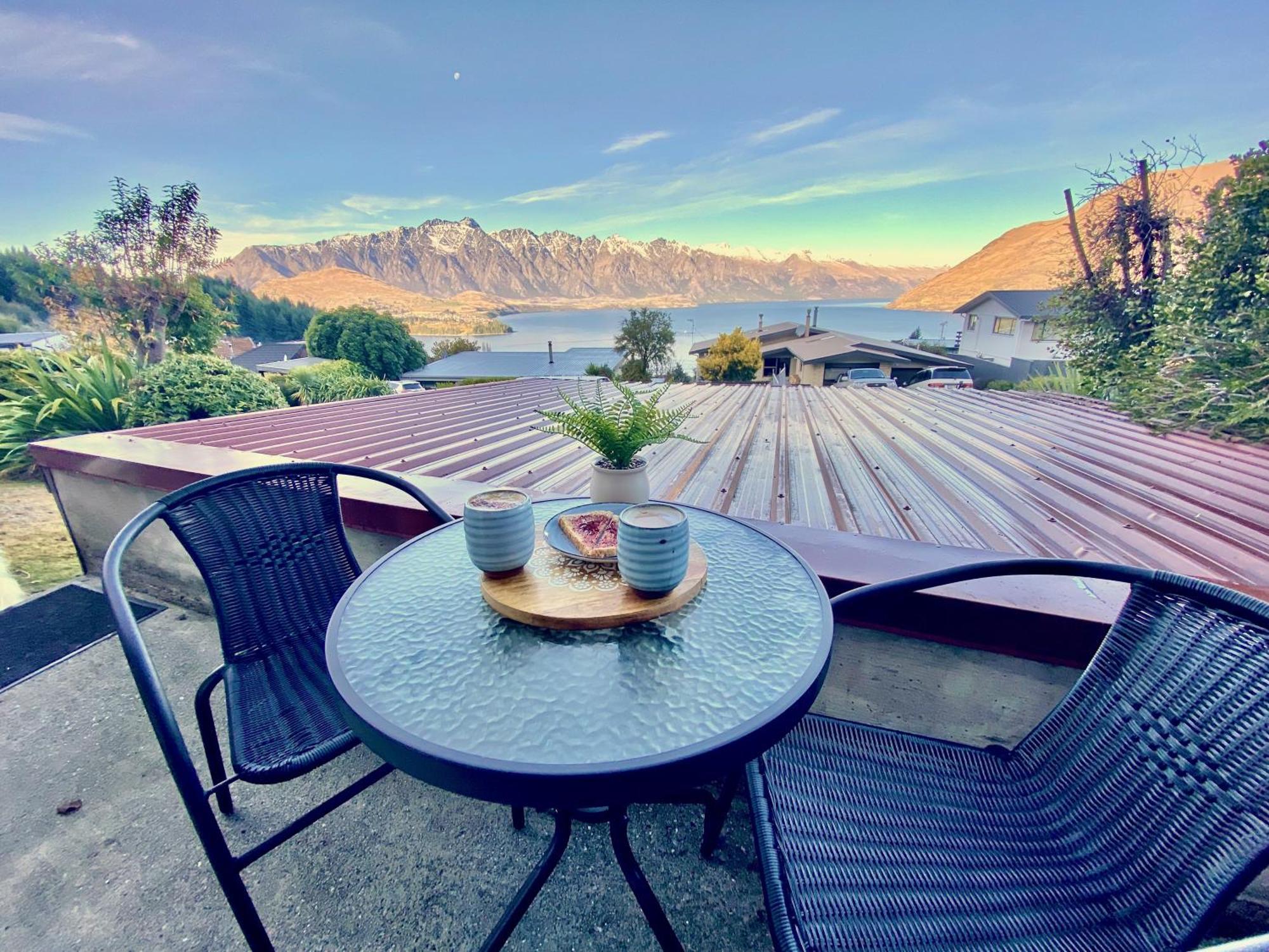 Comfortable Mountain View Studio Queenstown Eksteriør bilde